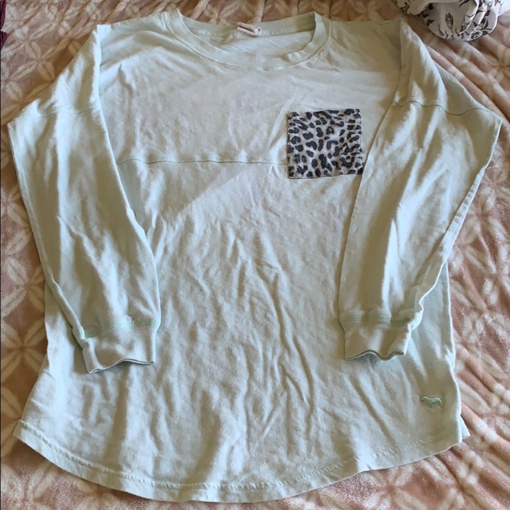 Cheetah and teal top